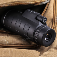 40X60 Zoom High-definition BAK4 Powerful Binocular Telescope Long-range Prism Professional Hunting Monocular Telescope