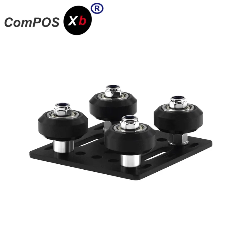 Creality Ender3/Anycubic Vyper 2020 V-Slot Aluminum Wheels | High-Grip Skateboard Wheels | Zero Maintenance & Silent