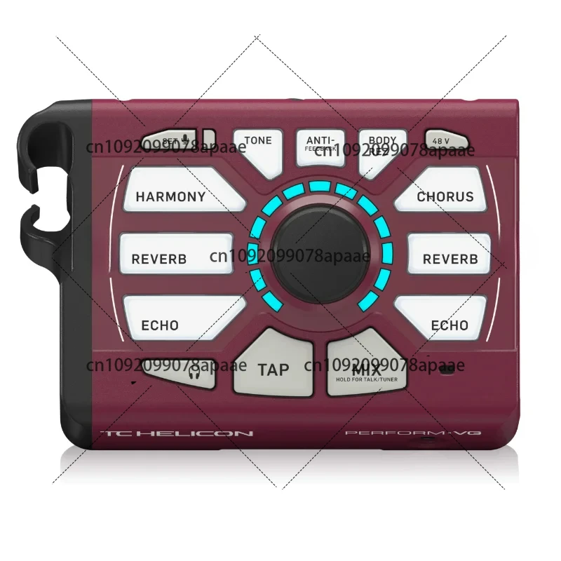 

Vocal & Acoustic Guitar Effects Processor with Mic Stand Mount, Multi-Effects Pedal for Live Performances