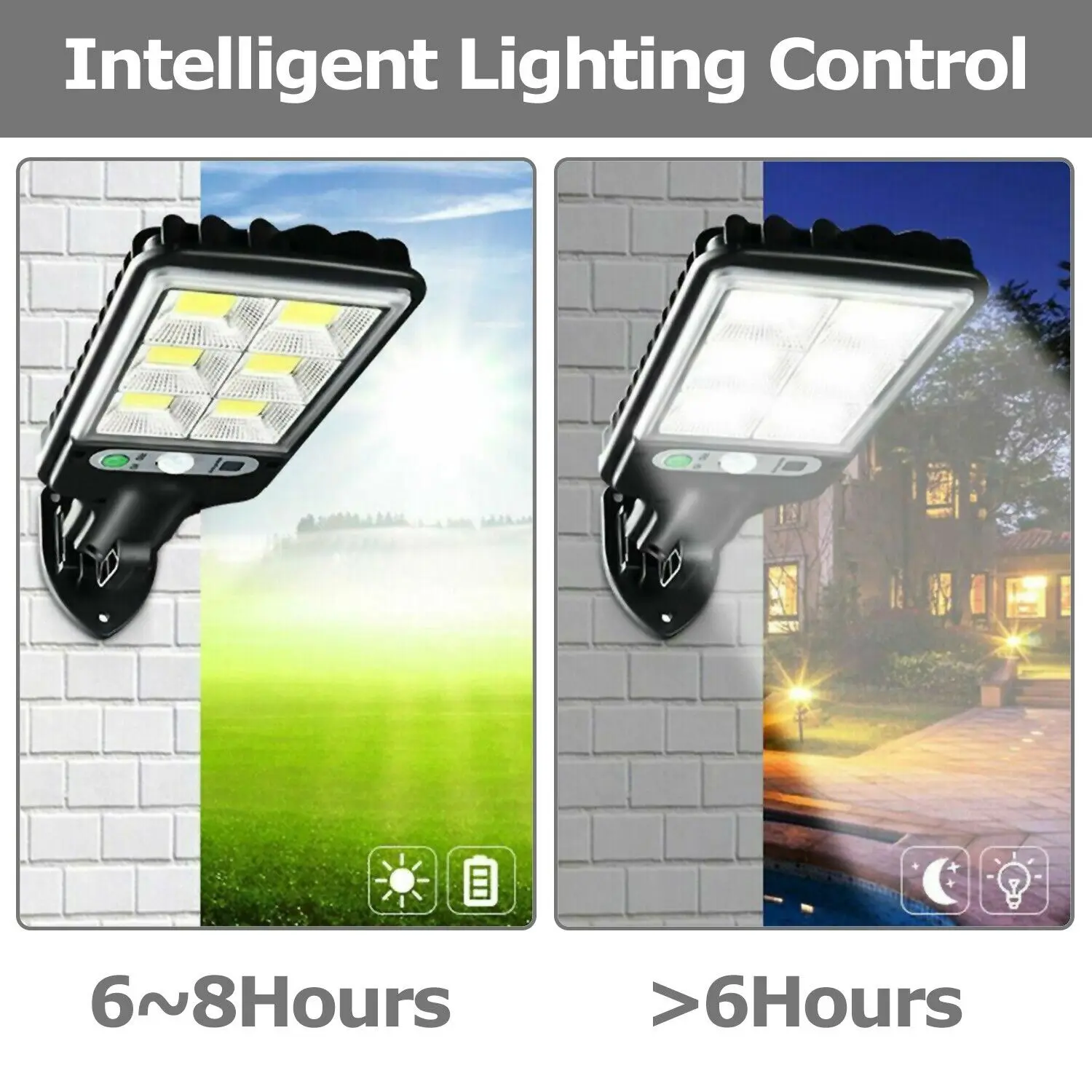 LED Solar Motion Sensor Light Bright Garden Outdoor Street Wall Lamp Solar Wall Lamp Lights Outdoor Road Lamp For Garden,