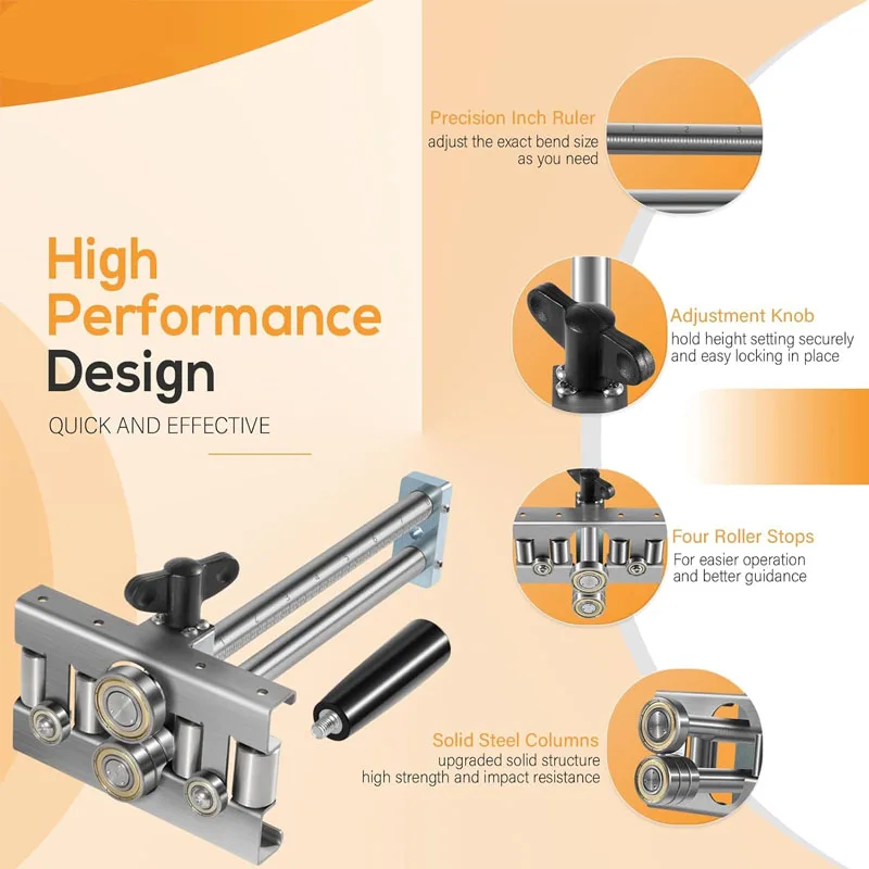 Metal Roof Roller Bender, #2204 Uni Bender, Adjustable Bending Height From 3/8\