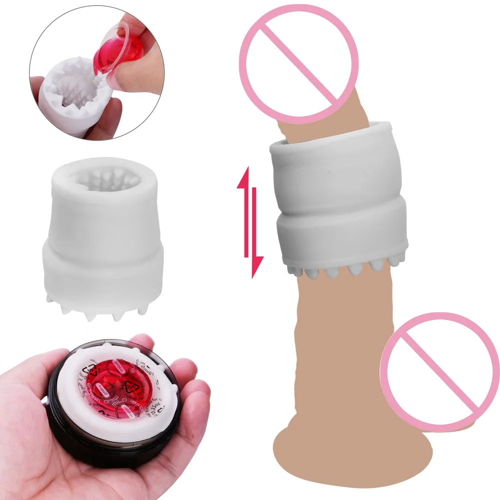 With Lubricant Oil Male Masturbator Disposable Vaginal For Men Penis Exerciser Vagina Real Pussy Glans Sucking Sex Toys Erotic