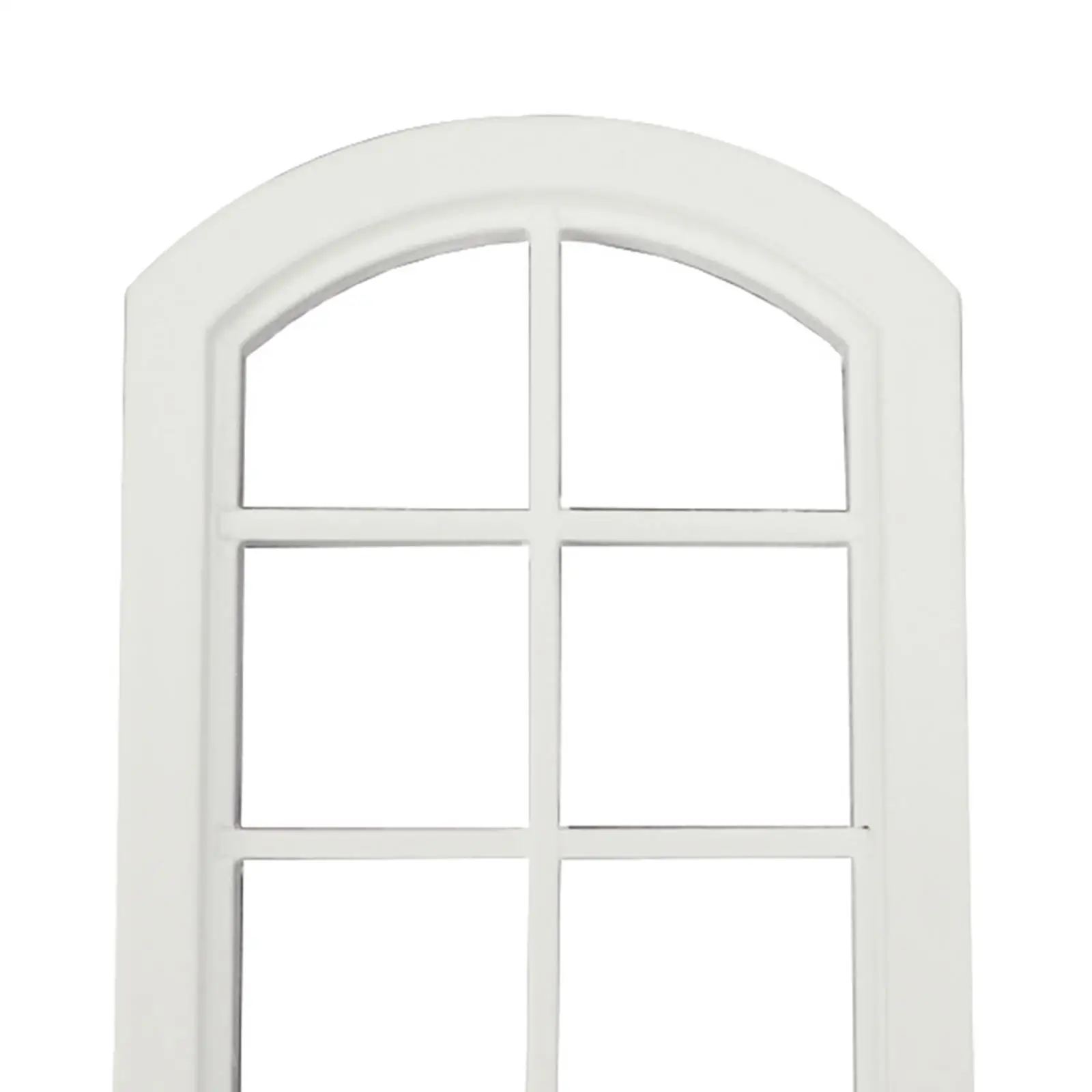 Accessori per mobili per finestre per case delle bambole in miniatura in legno WhiteArch