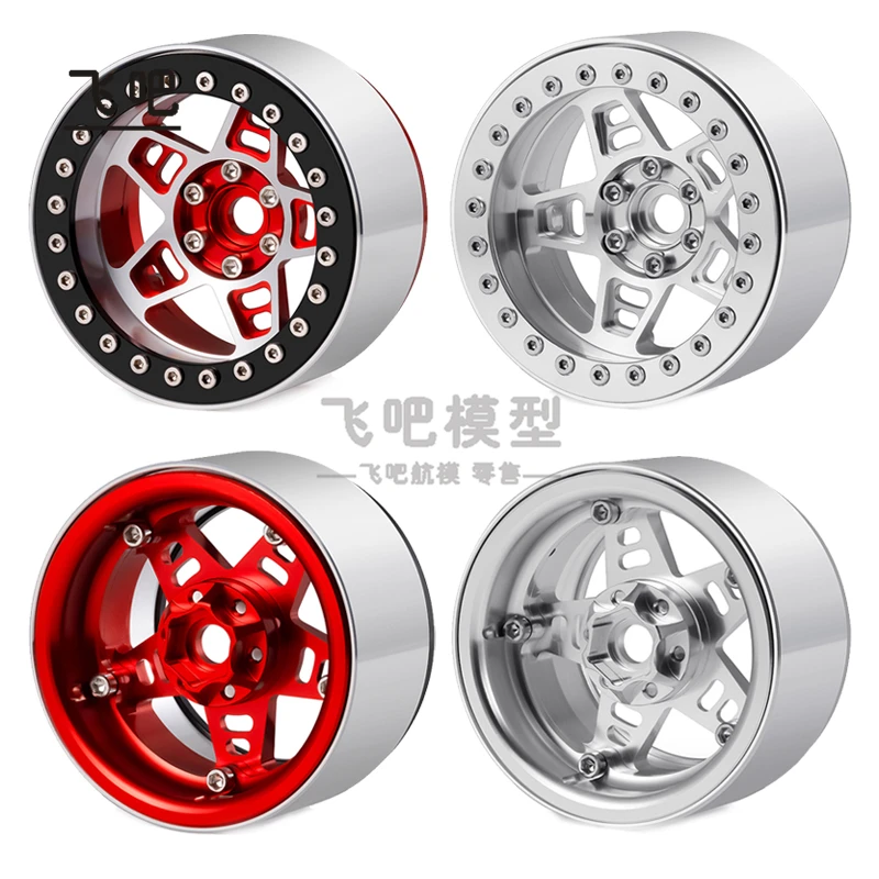

2.2-inch Aluminum Alloy Five Pointed Star Wheel Hub for 1/10 RC Crawler Car AXIAL SCX10 RC4WD D90 Upgrade DIY Accessories