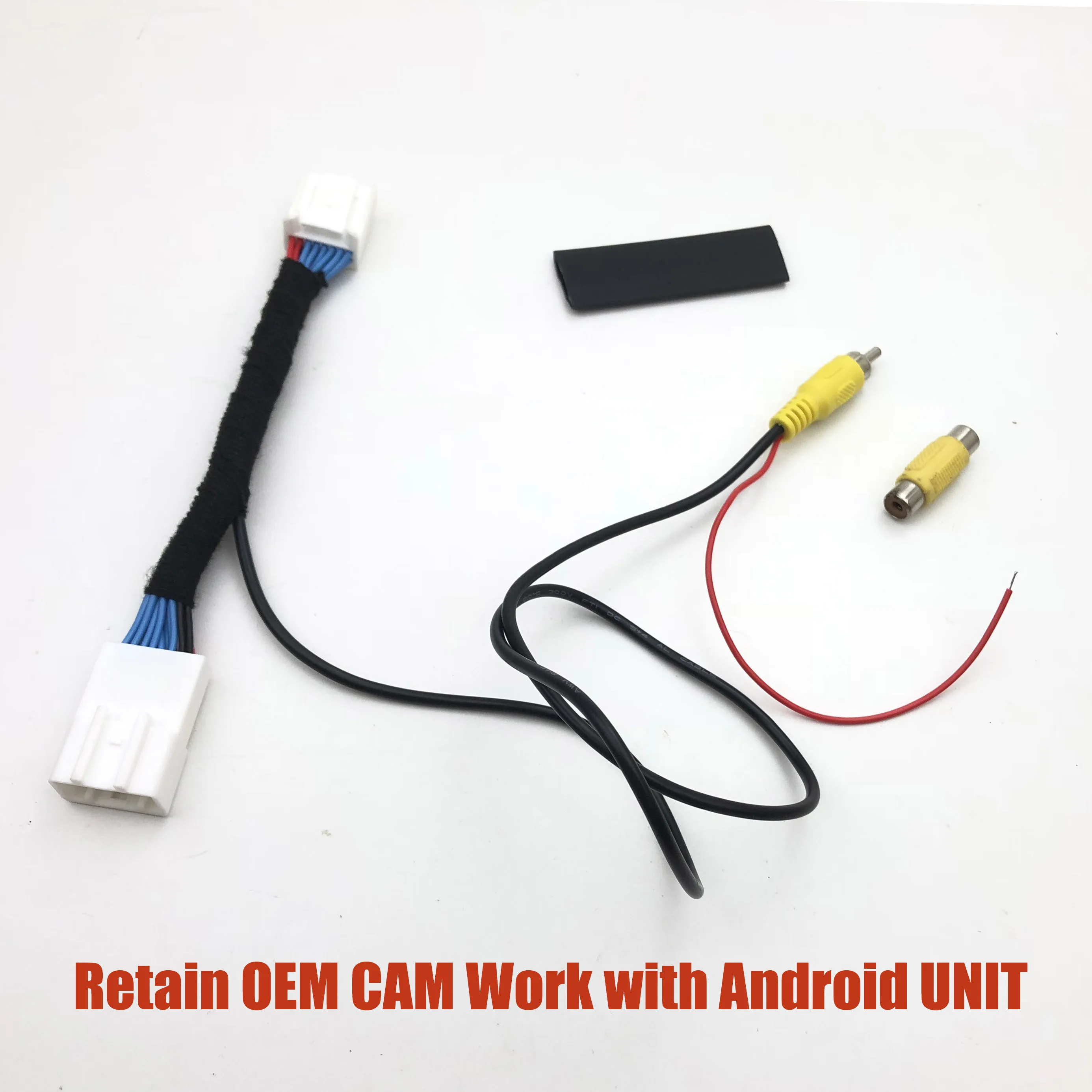 VKAUTO Camera adapter cable For Toyota Prado 150 2009~2013 Retain OEM Camera Work With Android unit/ADD backup Camera