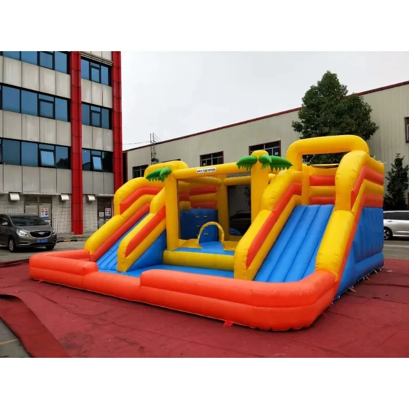 Sale Inflatable Jumping Bouncy Castle Water Slide Combo