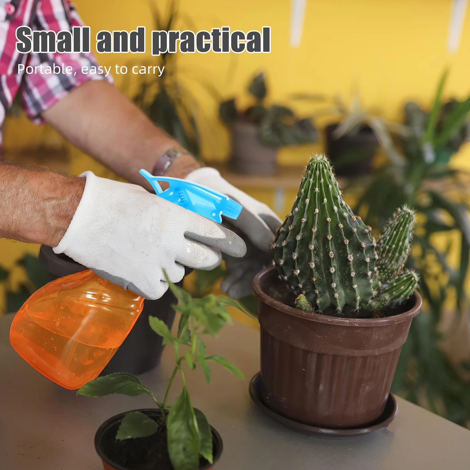 

6Pcs Balcony Plant Spray Heads Thickened Plastic Watering Can Sprinkler Head Replacement Garden Sprayer Nozzle Even Water