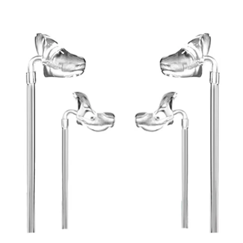 Universal Hard Earmold Earplugs With Tube Connector For Hearing Aid Manufacturing Accessories