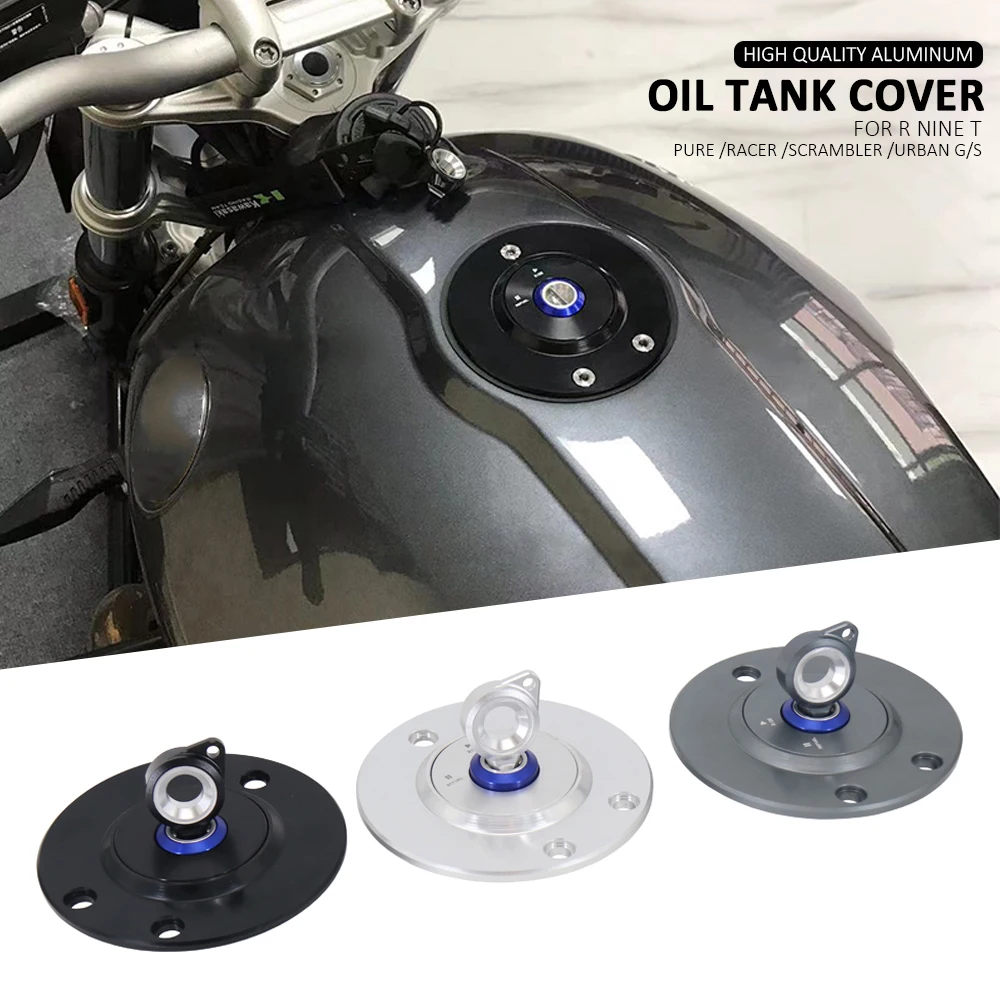 

Motorcycle Aluminum Fuel Tank Gas Cap Oil Tank Cover For BMW R9T RNINET Pure R NINET NINE T Scrambler Racer RnineT Urban G/S