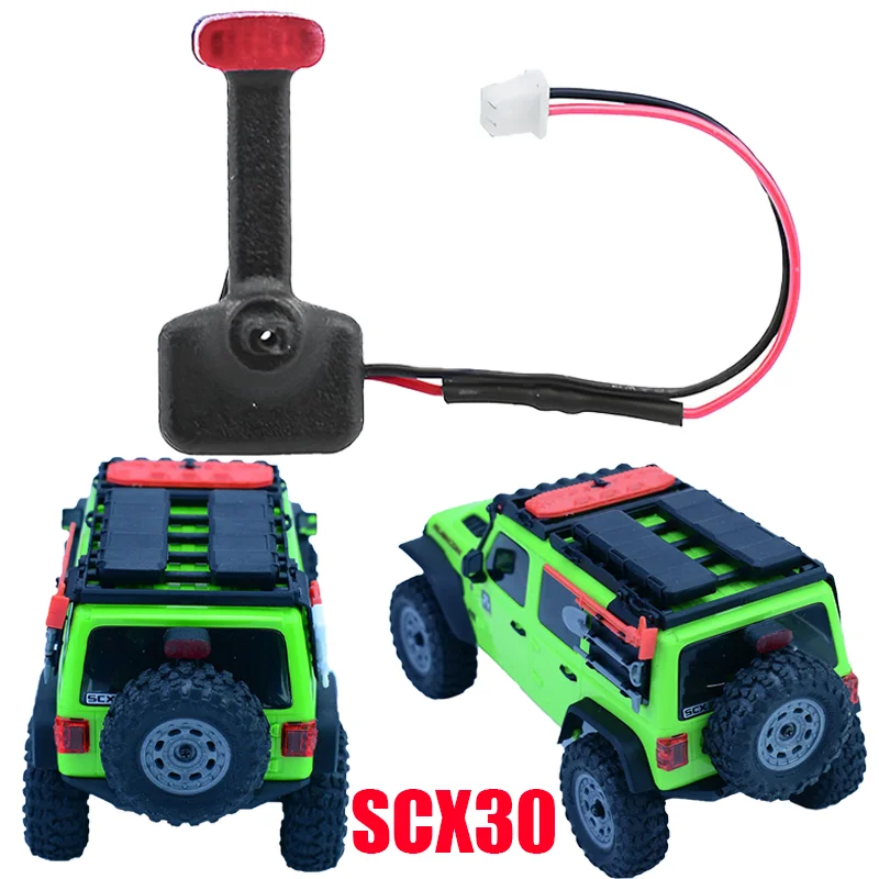 

LED High Tail Light Brake Lamp for 1/30 RC Crawler Car SCX30 Jeep Wrangler Accessories