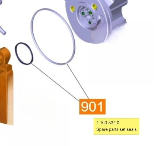 Spare parts set seals for KARCHER  K 7 Premium Smart series 4.100-834.0 Solve oil and water leaks
