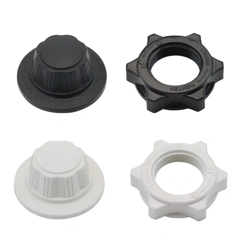 1set(Nut+Cap) Fan Blade Fixing Nut Universal Electric Fan Cover Protector Finger Child Guard Fixing Nut 30mm Threaded