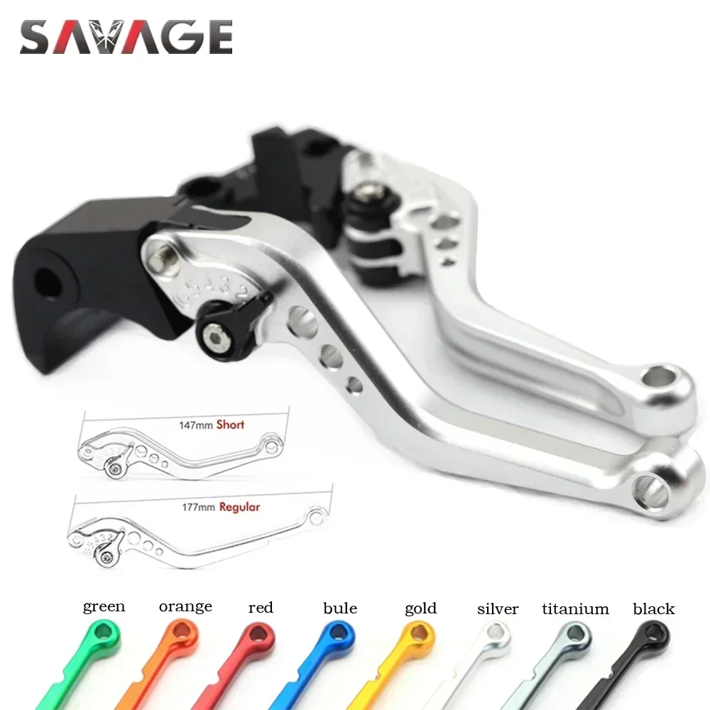 Front Rear Brake Levers For SUZUKI UH 125/150/200 Burgman AN 250/400 AN400Z Burgman UX 125/150 Sixteen Motorcycle Short Handles