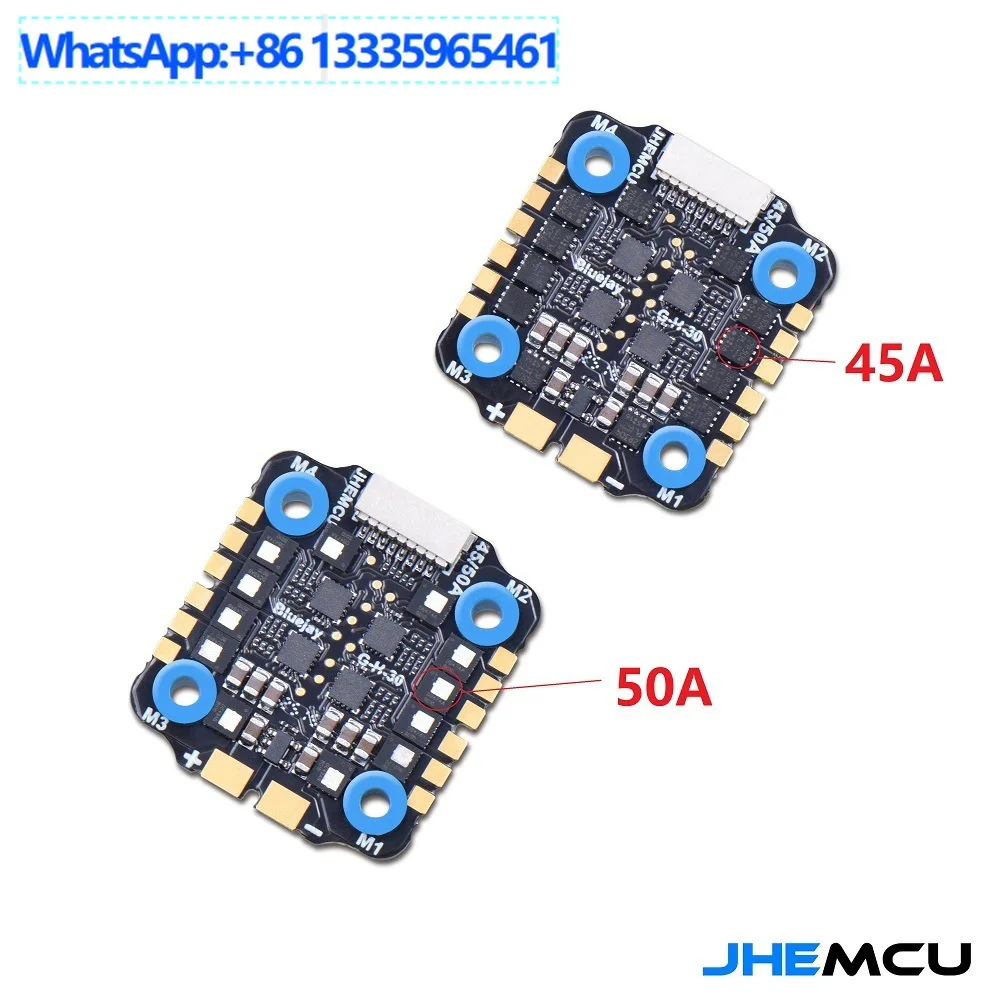 

EM-45A 50A 4-in-1 ESC BLUEJAY Bluebird 20 * 20MM DSHOT Crossing Machine Brushless ESC