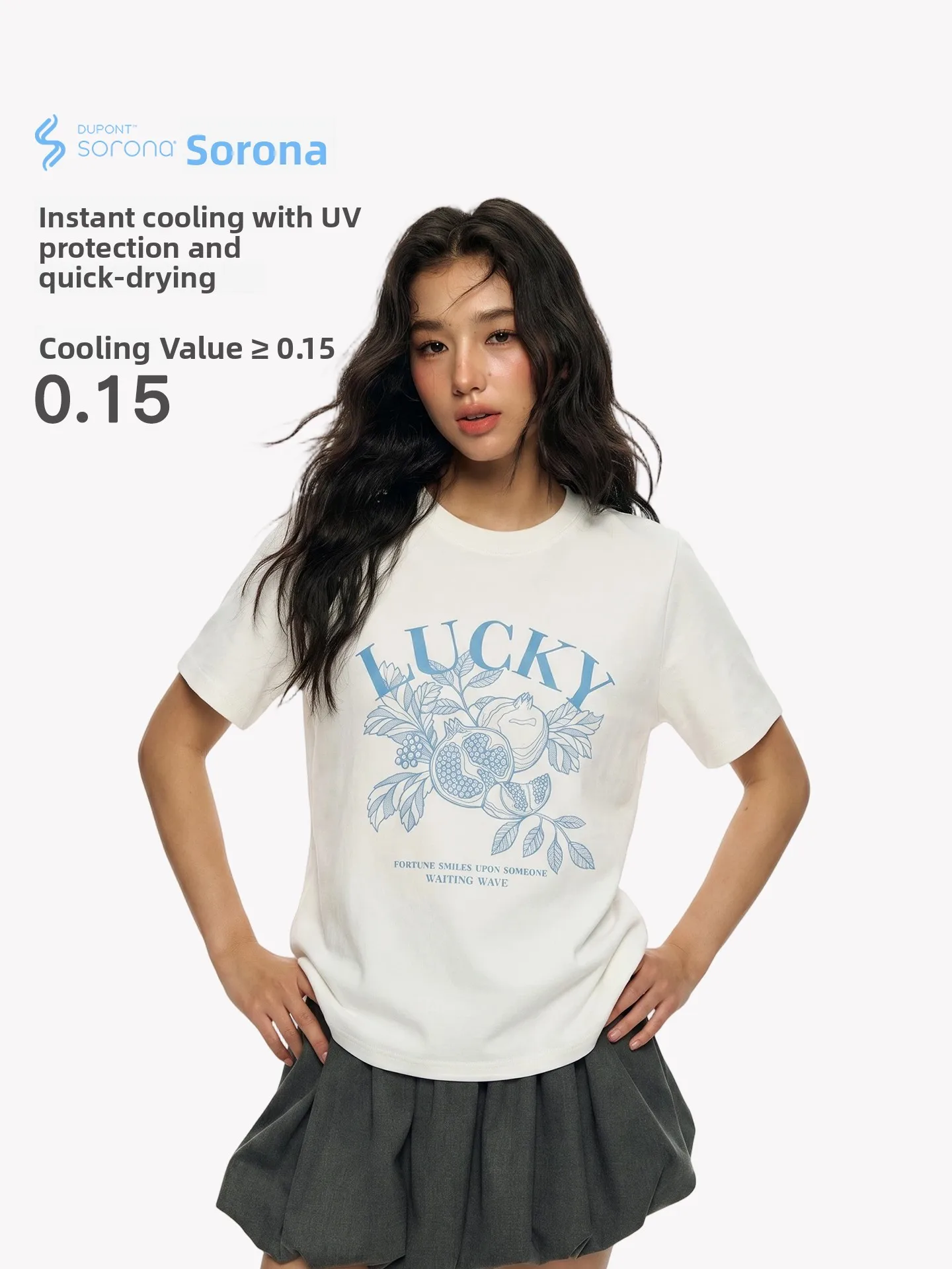 

Waitingwave Short Sleeve T-Shirt Women's Fashionable Cotton Casual Style Quick Dry round Neck Summer Top Unique Beautiful Sho...