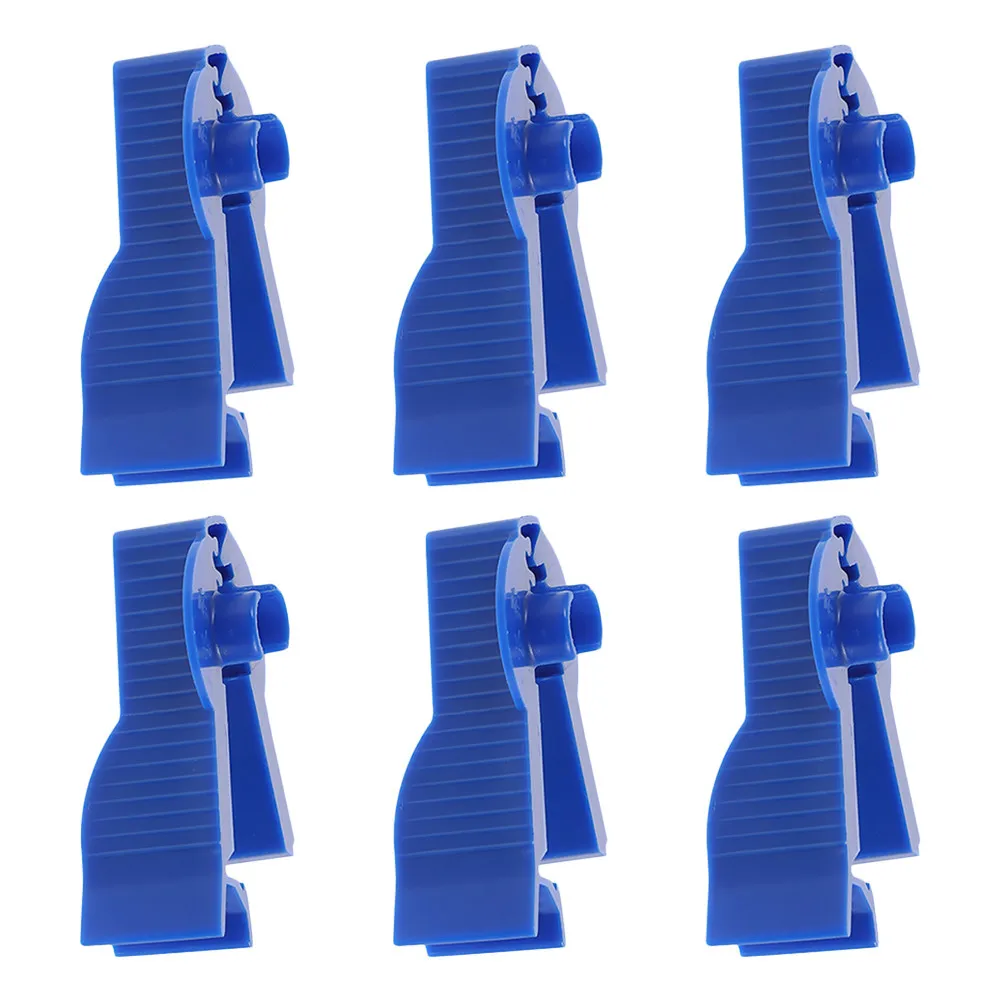6Pcs Peritoneal Clips ABS Plastic Non-Slip Peritoneal Dialysis Tubing Flow Control Fixator for Catheter Bag Replacement Outdoor