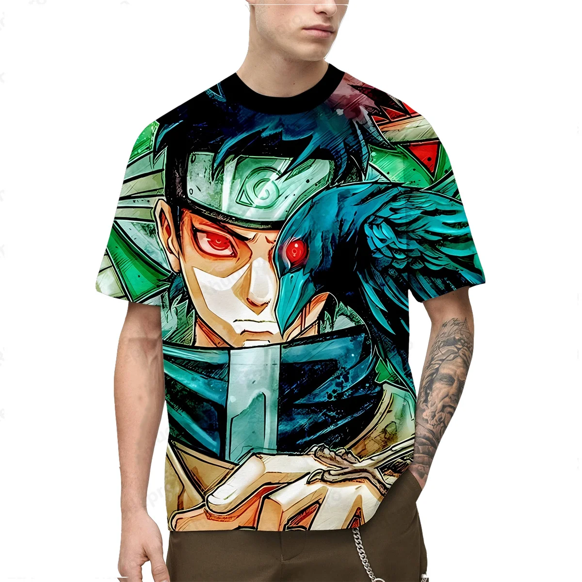 Uchiha Itachi Men's T-shirt Naruto Boys Girls T-shirt 3D Print Shippuden Short Sleeve Sasuke Men T-shirt Akatsuki Men's Clothing