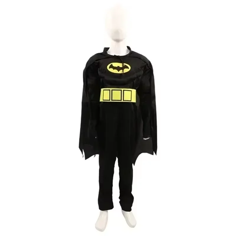 Mono de Cosplay de murciélago para niños traje de héroe con máscara de capa superhéroe Wayne alta calidad fiesta de Carnaval y H