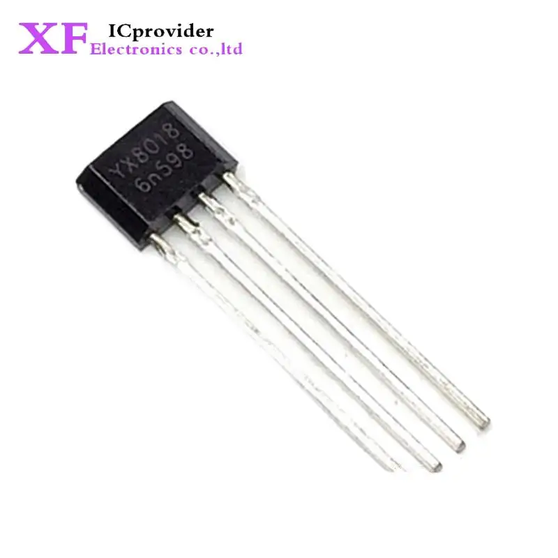 100pcs Solar LED Driver YX8018 Joule Thief DCDC Converter Booster 4 pin  For Driving Solar Powered Garden LED lights