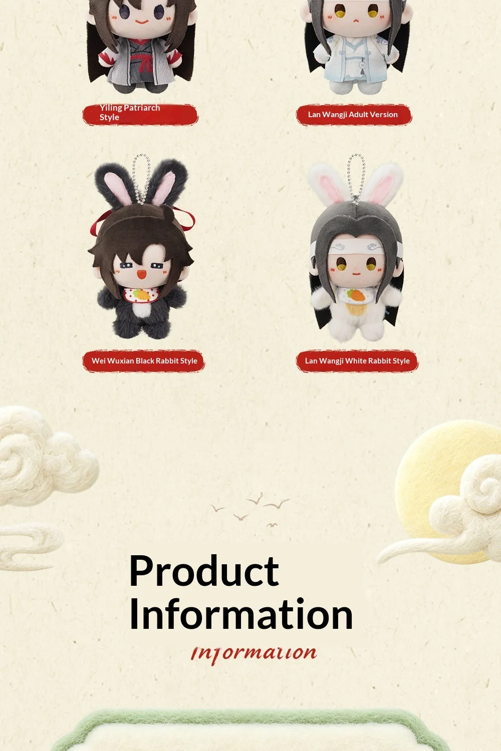 Original Mo Dao Zu Shi Yun Shen Yi Meng Mini Chibi Blind Box Taschenanhänger Schlüsselanhänger Wei Wuxian Q-Version Puppe Anime-Zubehör Spielzeug – Detail 10