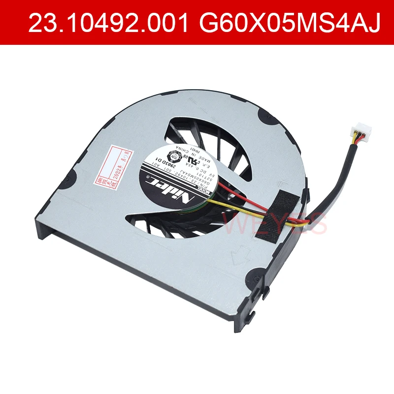 

For Dell VOSTRO 1440 1450 V1450 NIDEC Cooling P/N:23.10492.001 G60X05MS4AJ 52T101 DC5V 0.45A Three Pins Laptop Cooler Fan