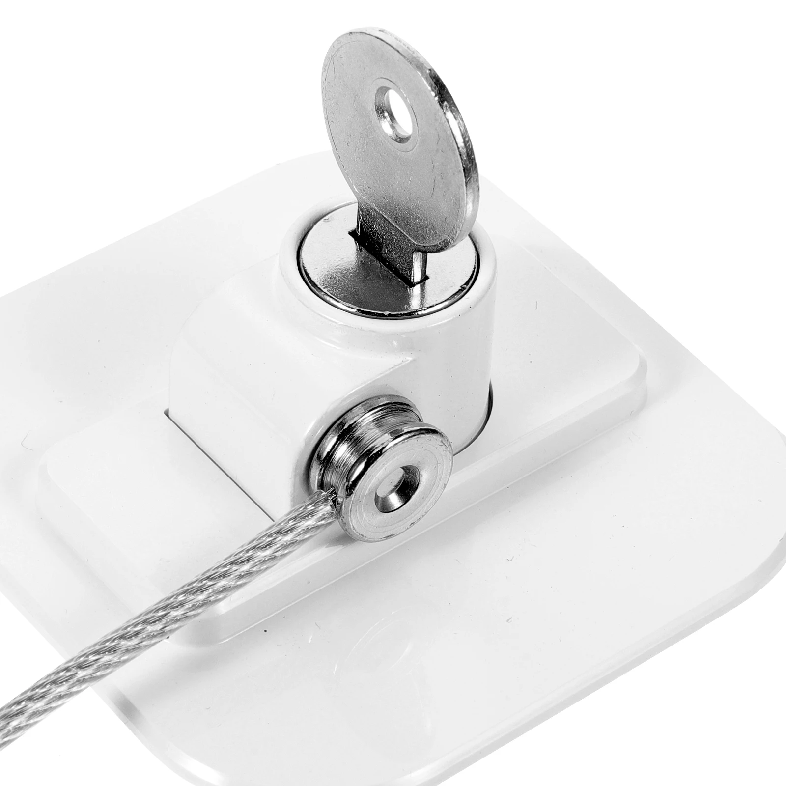 

No Punching Fridge Square Refrigerator Safety Lock Cabinet Drawer Lock Core High Strength Easy Install Door Locks For Adults