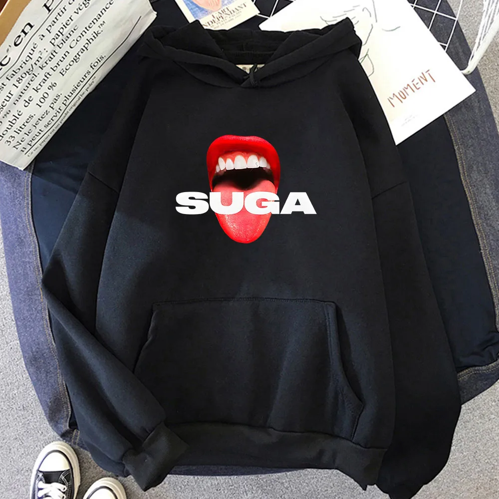 

MeganTheeStallion Suga Print Hoodies Men Hip Hop Streetwear Sudaderas Long Sleeve Spring Comfortable Sweatshirts Ropa Hombre