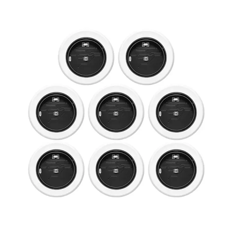 A74E-8Pcs Tuya Zigbee 3.0 Mini Light Sensor 0-10000Lux Detector Battery Powered Voice Control For Google Assistant Alexa