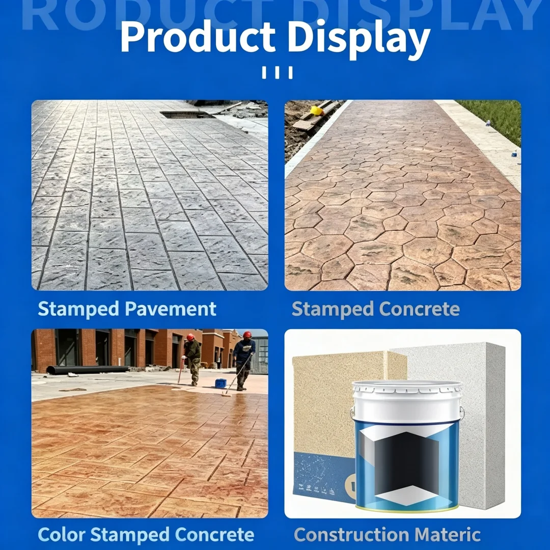 Decorative Concrete Stamping Molds Tactile Paving Molds Blind Strips Dots For Park Scenic Area Walkway Pavement Construction