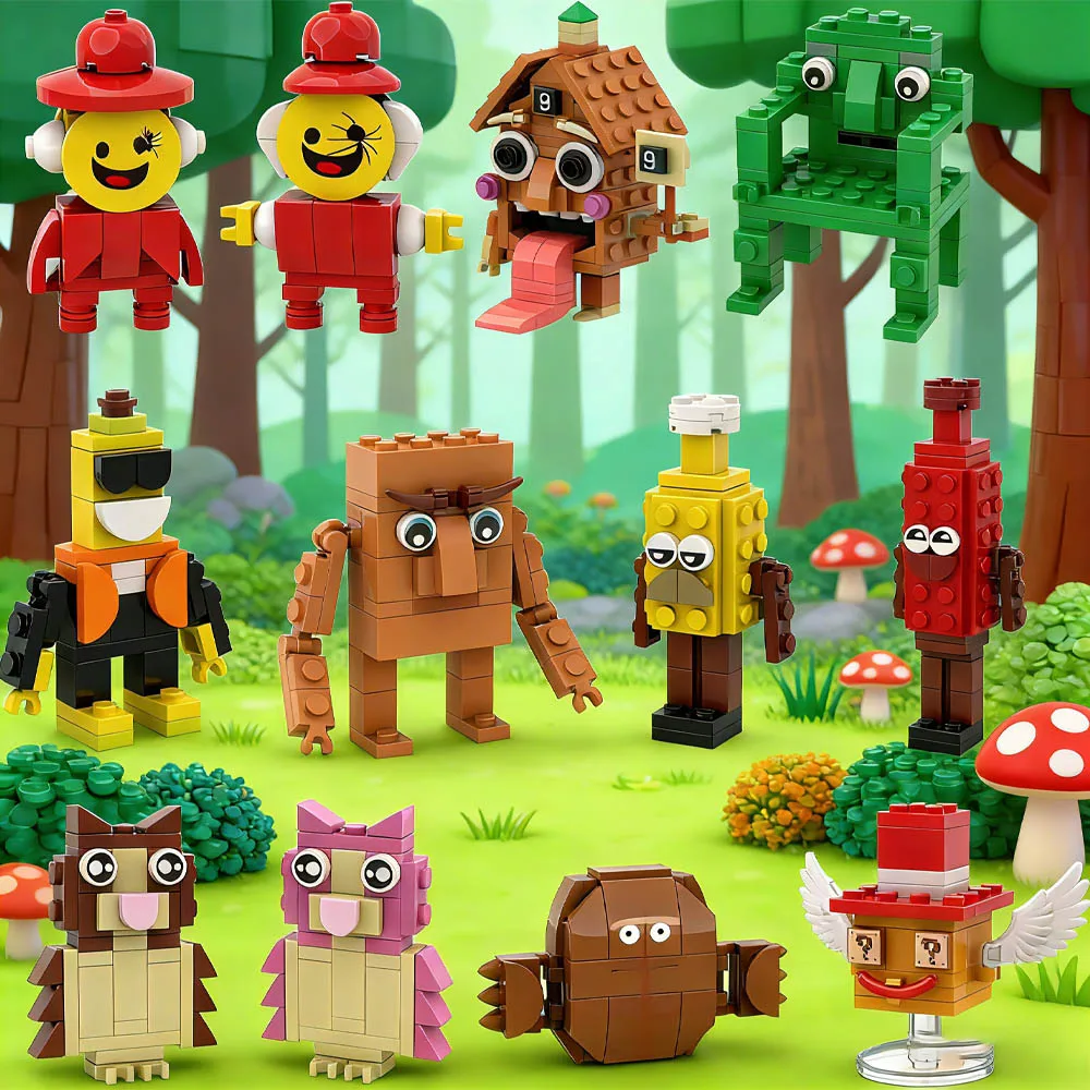 Popular Steal A Brainrot Collectible Building Blocks，Italian Brainrot Desktop Decoration Model Omament，Prefer for Birthday Gift