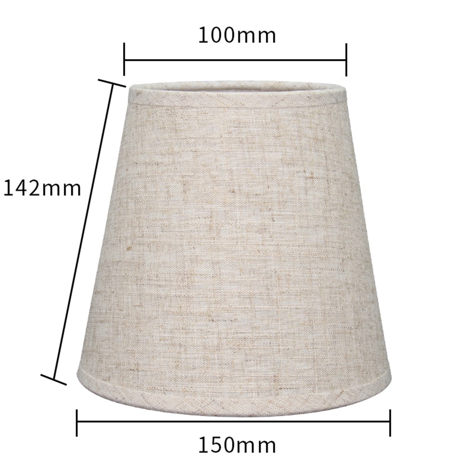 Barrel Fabric Lampshade Burlap Lamp Shade Hand Crafted Jute Cloth Lamp Cover for Desk Lamps Floor Light Bedside Lamps Decor