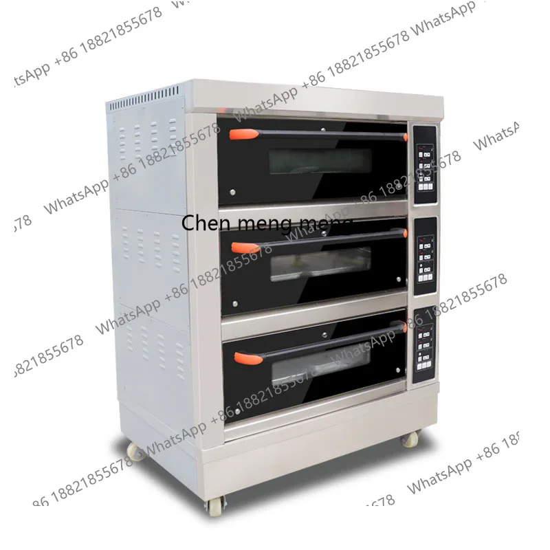

Commercial oven, smart touch screen constant temperature, three-layer six-plate large baking drink electric oven