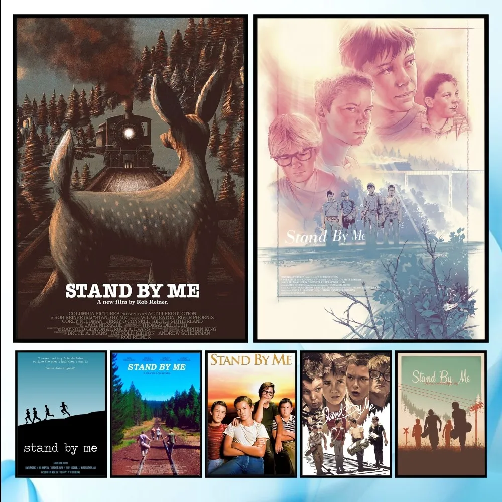 Stand By Me Filmplakat, HD-Kunst, klebrige Wand, wasserdicht, für Zuhause, Wohnzimmer, Schlafzimmer, Bar, ästhetische Dekoration