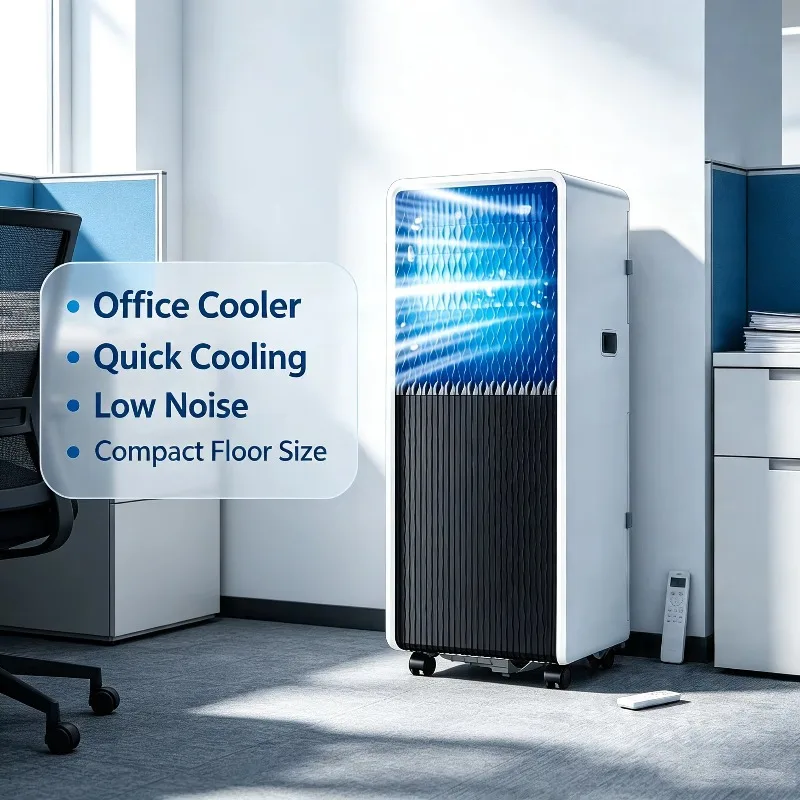 Airo New 3300w Cooling Power Built in Overload protection Auto up Down Swing Wind Portable Air Conditioner for Home Office