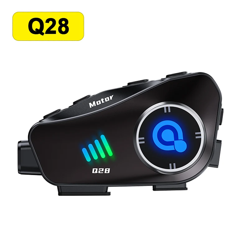 

Q28 Motorcycle Bluetooth Helmet Headset 1080P HD Driving Recorder Wireless Camera Waterproof motorbike WiFi Video Recorder