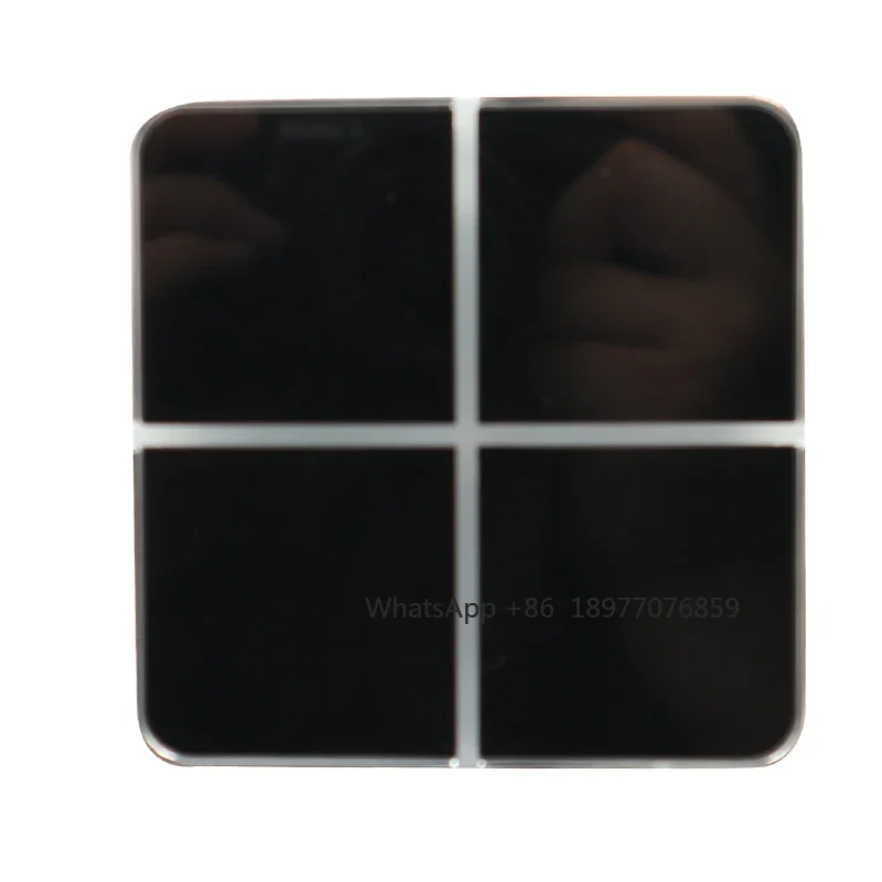 Smart Wall Switch Glass Panel No Neutral KNX Home Light Switch OEM ODM Custom Smart Home Automation