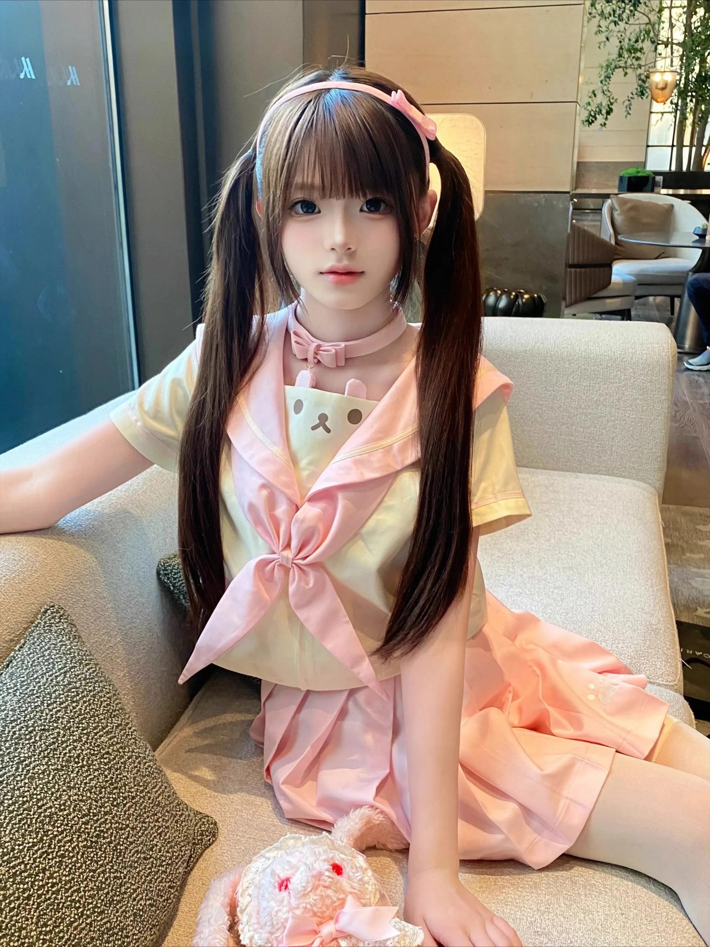

Sweet Cute Girls Jk Uniform Short-sleeved Navy Collar Skirt Womens Two Piece Set 2025 Hot Sale