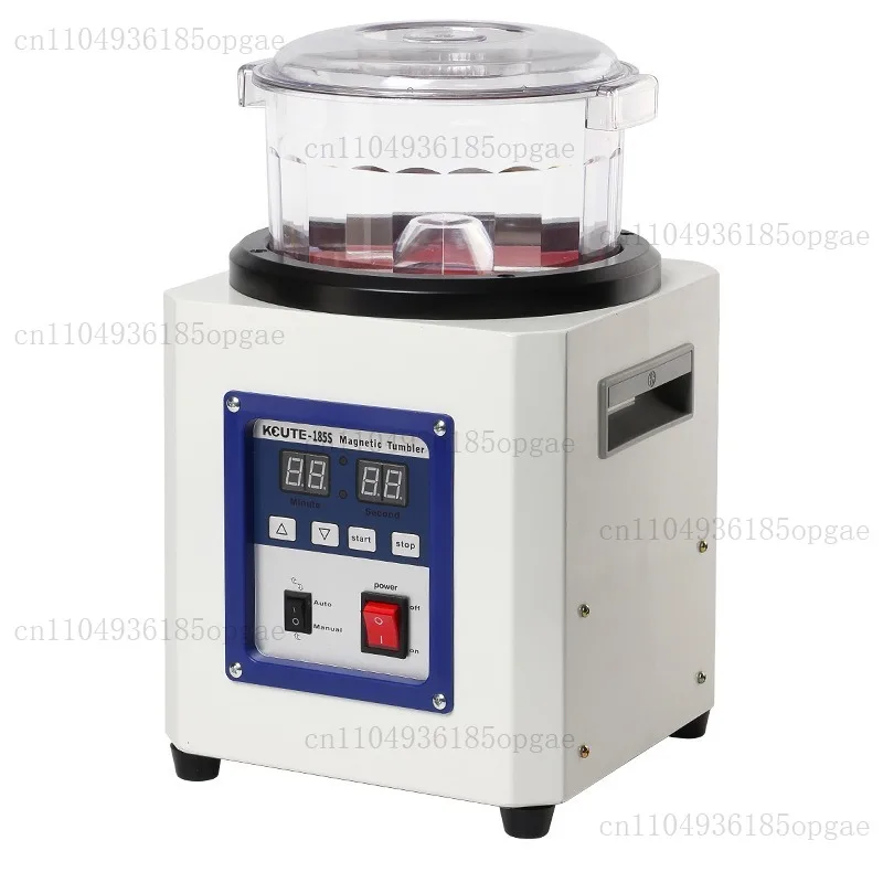 Magnetic Polishing Machine Tumbler Mini DIY Jewelry Polisher Jewelry/Gold/Silver/Copper/Stainless Steel Finishing Cleaning Tool