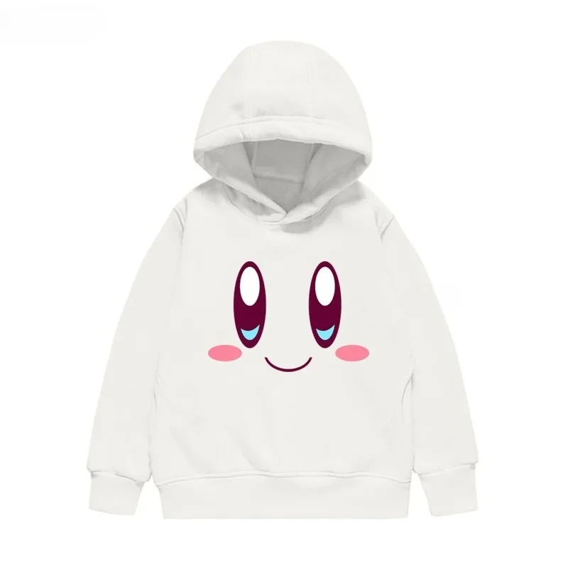 

2025 Cute Kirby Hoodies Boys Clothing Kids Children's Boy's Clothing Round Neck Sweatshirt Girls Clothes 4 To 14 Years Hoodies