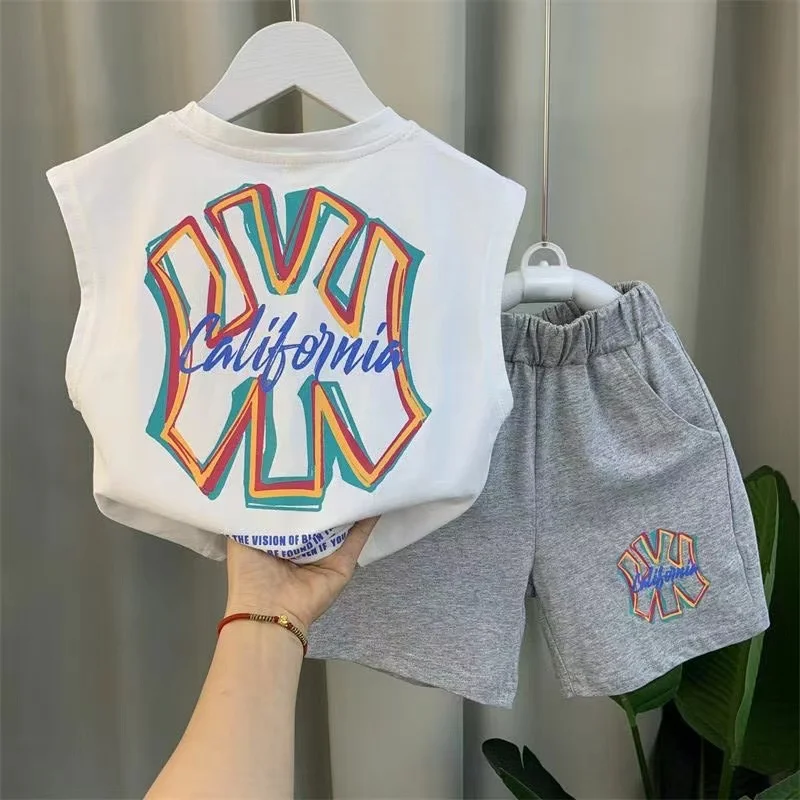 

Spring Autumn Long Sleeve Letter Print T-shirt And Pants 2Piece Baby Boys Clothes Set Kids 1 2 3 4 Years Old Casual Girl Outfits