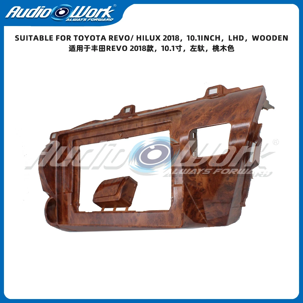 10 بوصة راديو السيارة MP5 مشغل ديفيدي 2 DIN إطار راديو وكابل Fascias محول أندرويد داش لوحة عدة لتويوتا ريفو/هايلكس 2018 #5