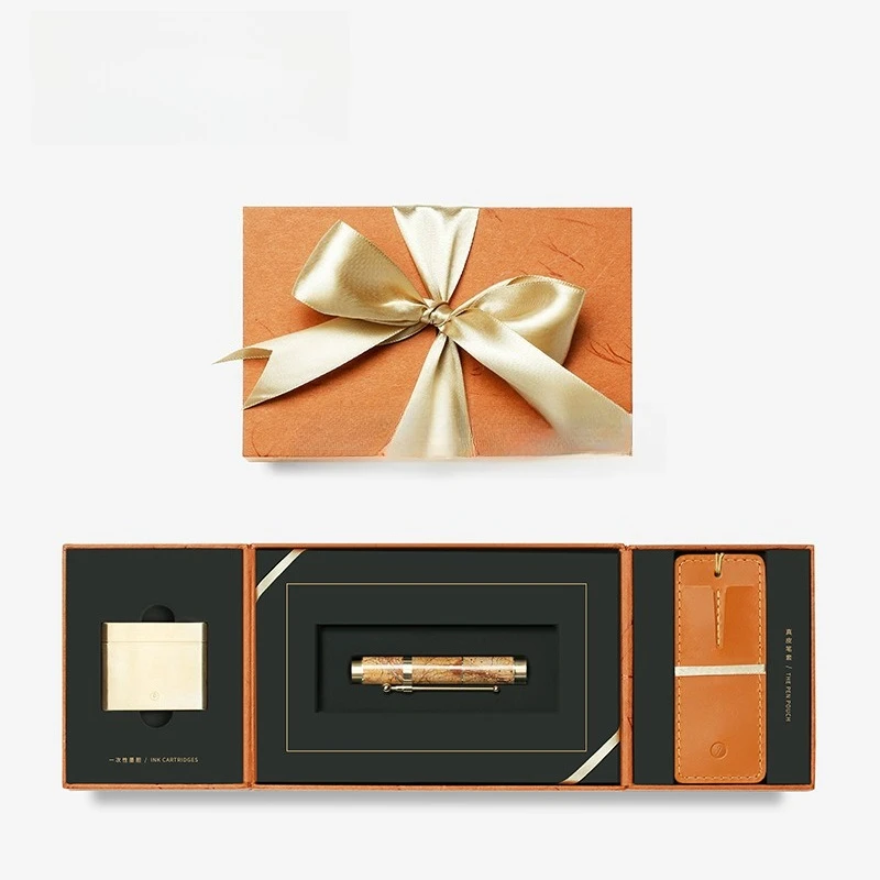 

Marble Qiushi Portable Pen Men's, Women's High-value Gift Box, Holiday Birthday Gift Set