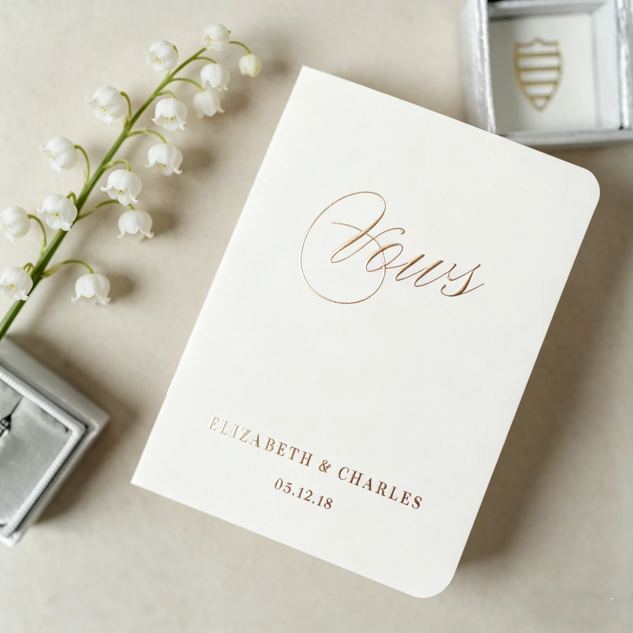 

Персонализированные свадебные блокноты для клятв из розового золота с фольгированием, набор из 2 штук, блокноты для клятв с каллиграфией на заказ, романтический свадебный подарок для него и для нее