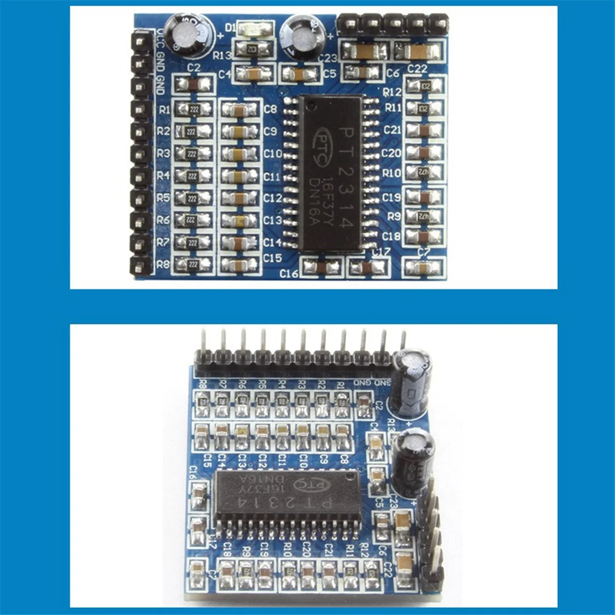 Y23A PT2314 Sound Quality Adjustment Voice Module IIC I2C 6V-10V Audio Processing Module