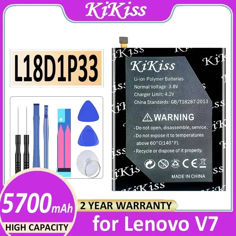 

Аккумулятор для мобильного телефона 5700 мАч для Lenovo V7 Long Lasting L18D1P33