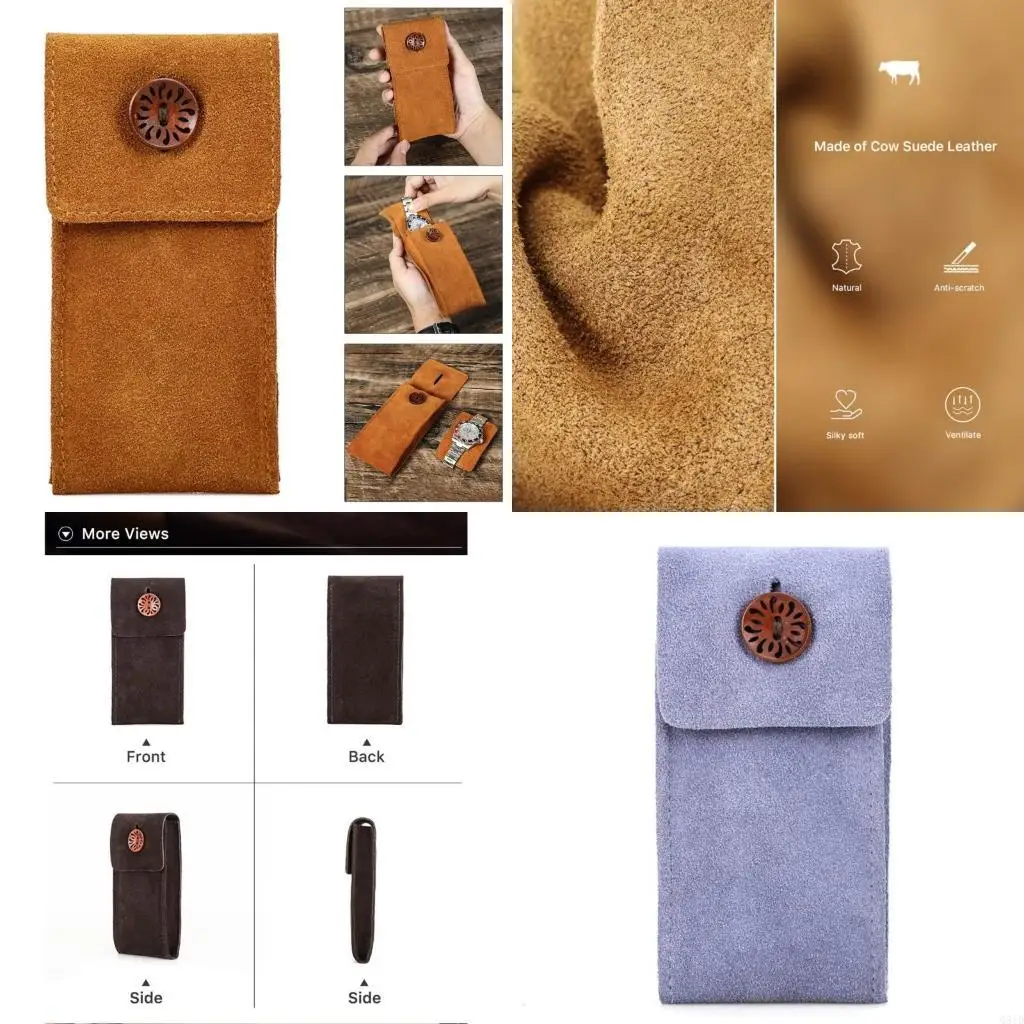 

8 цветов, изысканный дисплей для ювелирных изделий, дорожные футляры, органайзер для хранения часов, дисплей