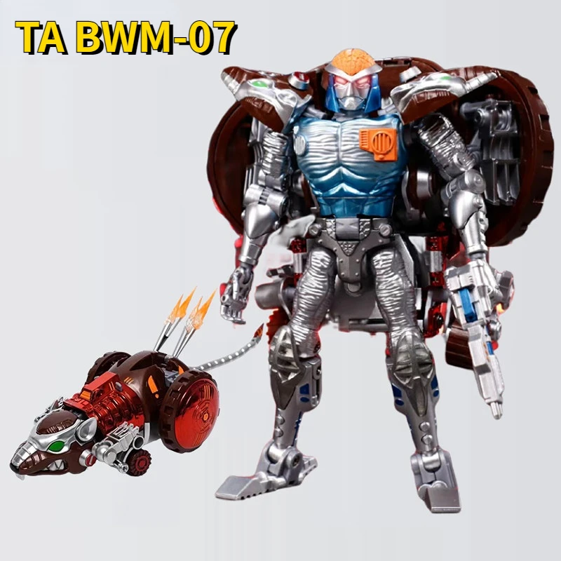 

TransArt Toys TA BWM-07 Beast Wars BW Beast Warrior Super Warrior Metal Mouse Warrior Metamorphic action figure Toy Robot