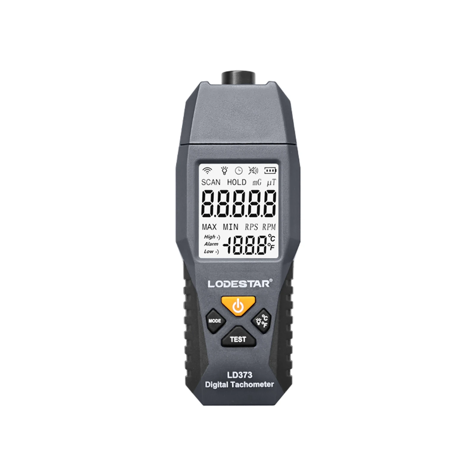 Tacômetro Digital a Laser Portátil LODESTAR LD373 Sem Contato, Faixa de RPM 100-30000RPM, Tacômetro Odômetro 2026 Novo