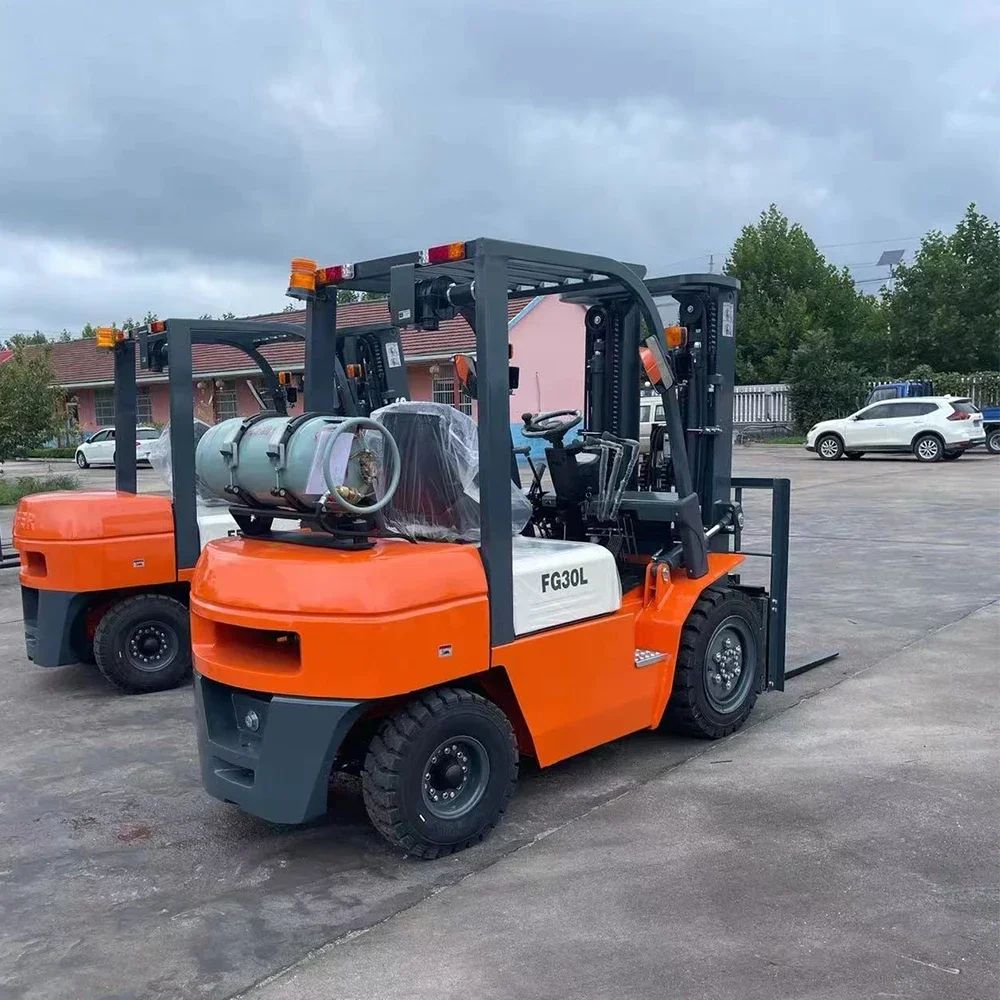 Customized Diesel Propane Forklift Gas LPG 2.5 Ton LPG Forklift With Side Shift