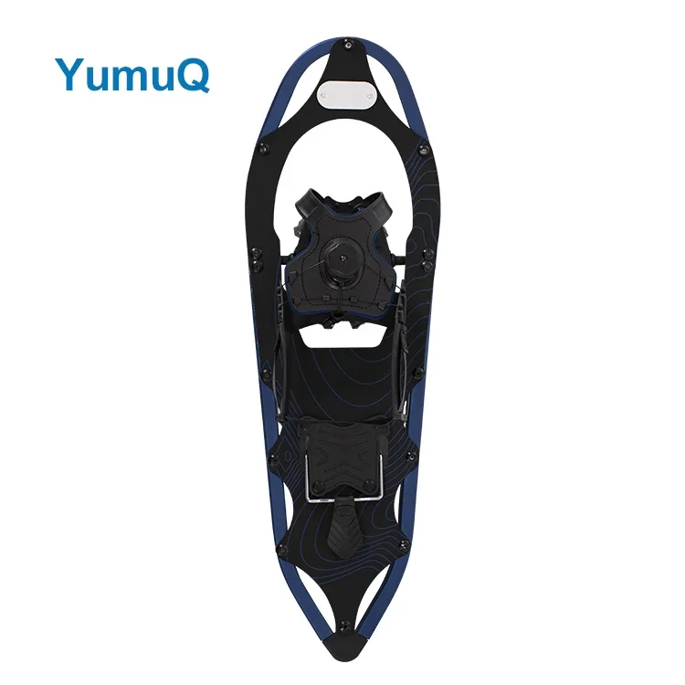 YumuQ Sliding Adult Aluminum Off-road Kid Wood All Terrain Snowshoes Men With Ski Skin Sole